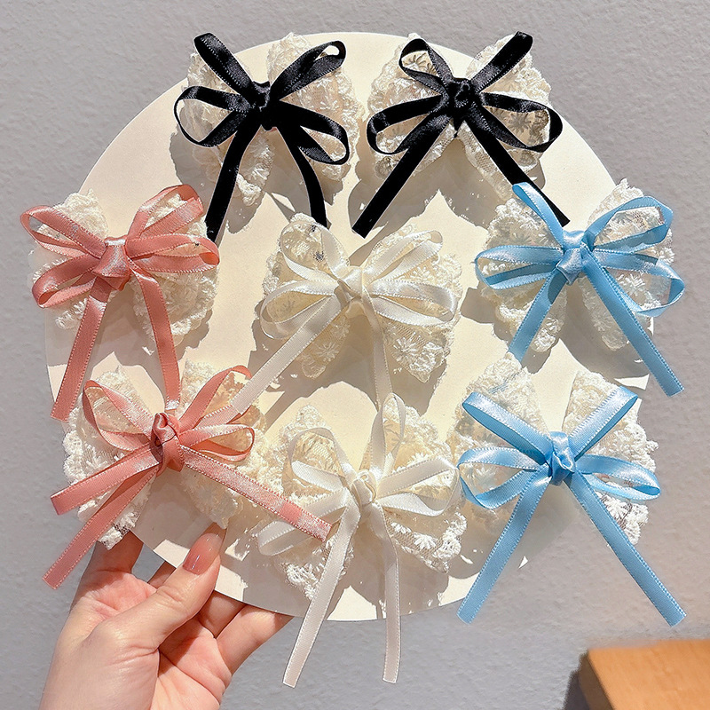 2Pcs Elegante Spitze Bogen Haa – Lace Ribbon Trim Bewertung und Preis