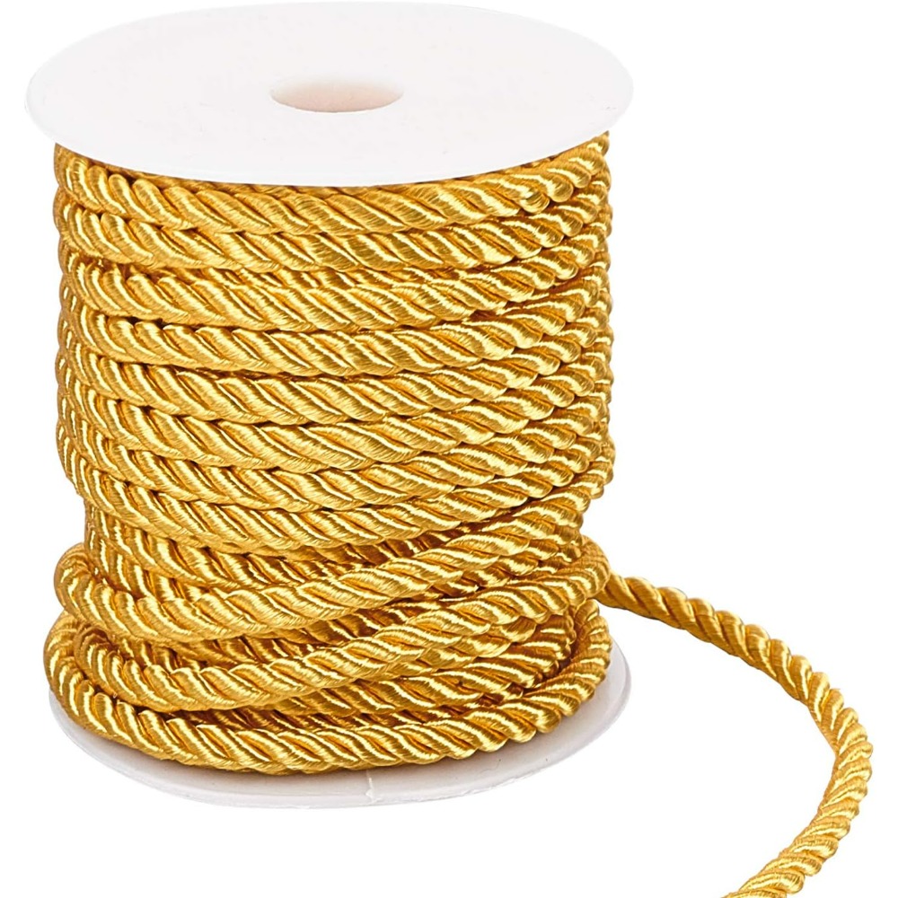 1 Rolle 59 Fuß Goldschnur, 5 m – Cord Trim Twisted Bewertung und Preis