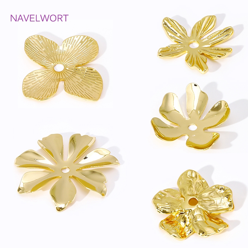 18K vergoldete große Blumenper – Embellishment Crafts Bewertung und Preis