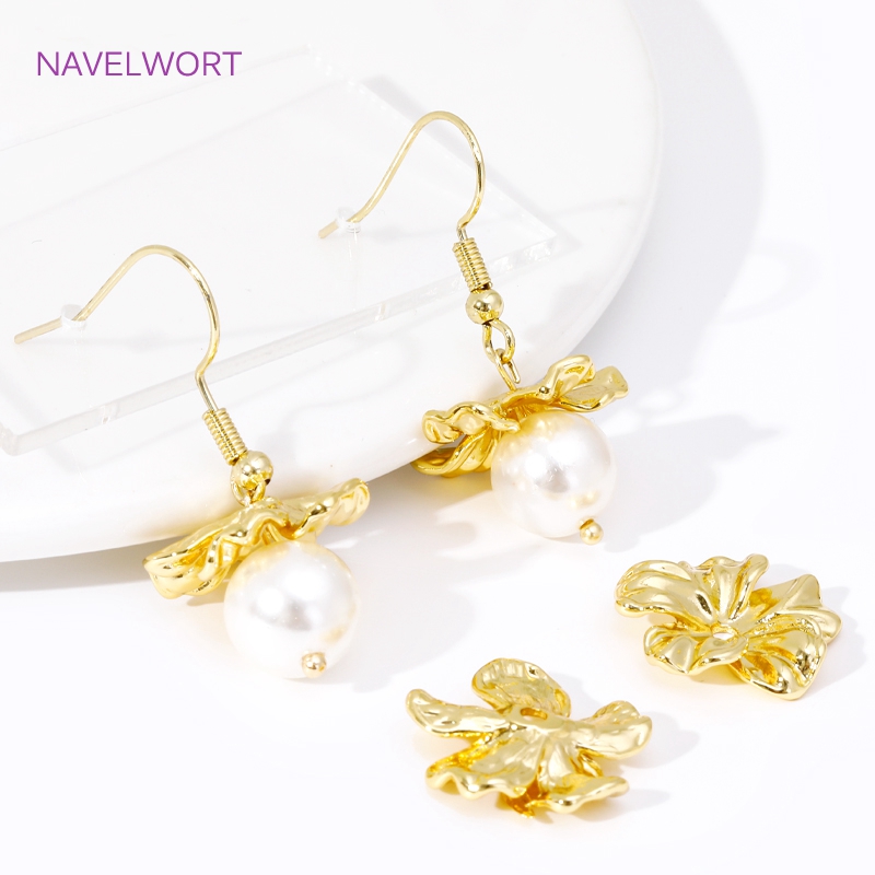 18K vergoldete große Blumenper – Embellishment Crafts Bewertung und Preis