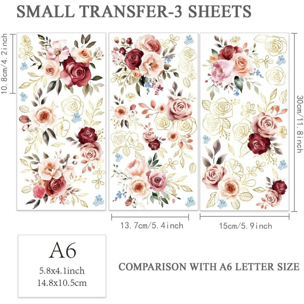 3 Stück/Set Aquarell-Rosen zum – Embellishment Crafts Bewertung und Preis