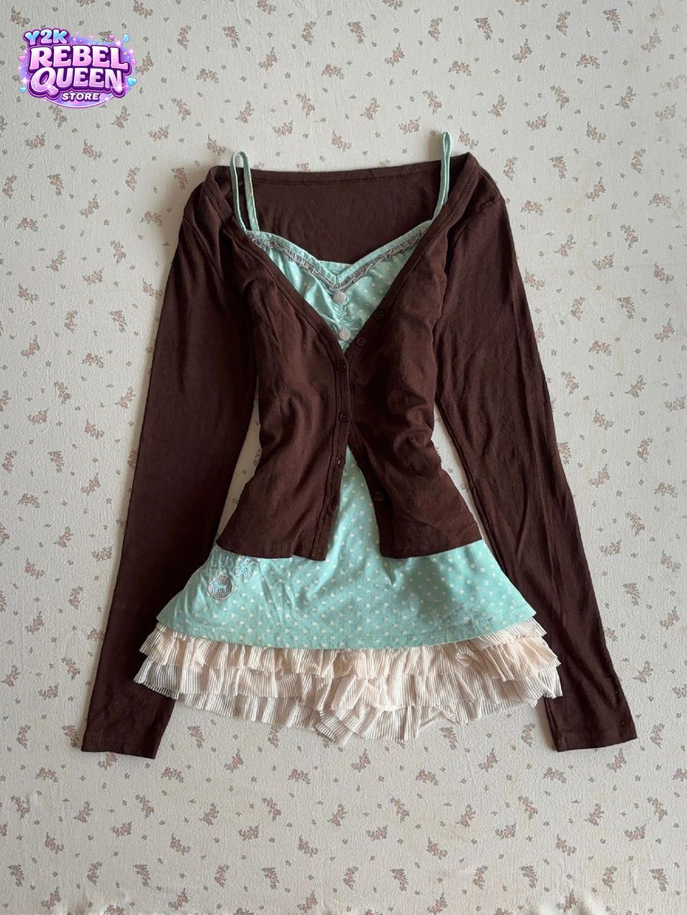 Vintage Y2K Coquette Camisole- – Elastic Lace Trim Bewertung und Preis